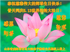 山东大法弟子庆祝世界法轮大法日(19条)