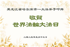哈尔滨大法弟子庆祝世界法轮大法日(22条)