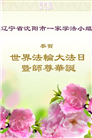 沈阳大法弟子庆祝世界法轮大法日(19条)