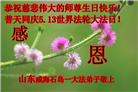 山东大法弟子庆祝世界法轮大法日(18条)