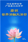 河北大法弟子庆祝世界法轮大法日(18条)