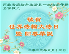 廊坊大法弟子庆祝世界法轮大法日(20条)