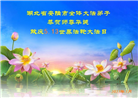 湖北大法弟子庆祝世界法轮大法日(19条)