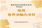 重庆大法弟子庆祝世界法轮大法日(23条)