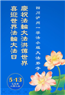 四川大法弟子庆祝世界法轮大法日(23条)