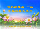 沈阳大法弟子庆祝世界法轮大法日(21条)