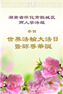 湖南大法弟子庆祝世界法轮大法日(19条)