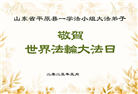 德州市大法弟子庆祝世界法轮大法日(19条)
