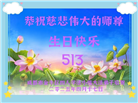 成都大法弟子庆祝世界法轮大法日(18条)