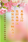 四川大法弟子庆祝世界法轮大法日(19条)