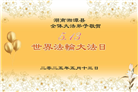 湖南大法弟子庆祝世界法轮大法日(18条)