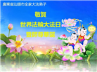 广东大法弟子庆祝世界法轮大法日(20条)