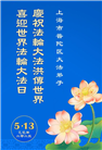 上海大法弟子庆祝世界法轮大法日(22条)
