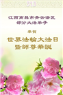 江西大法弟子庆祝世界法轮大法日(20条)