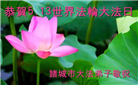 潍坊大法弟子庆祝世界法轮大法日(19条)