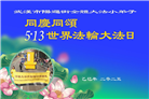 湖北大法弟子庆祝世界法轮大法日(19条)