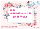 四川大法弟子庆祝世界法轮大法日(23条)