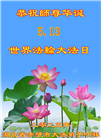 湖北大法弟子庆祝世界法轮大法日(20条)