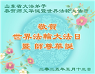 山东大法弟子庆祝世界法轮大法日(20条)