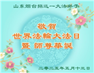 山东大法弟子庆祝世界法轮大法日(20条)