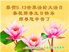 山东大法弟子庆祝世界法轮大法日(22条)