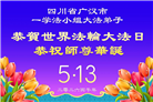四川大法弟子庆祝世界法轮大法日(106条)