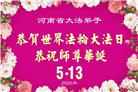 河南大法弟子庆祝世界法轮大法日(104条)