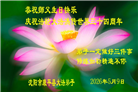 沈阳大法弟子庆祝世界法轮大法日(108条)