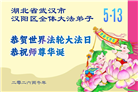 做好三件事　湖北大法弟子庆祝世界法轮大法日(83条)