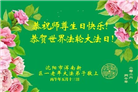 沈阳大法弟子庆祝世界法轮大法日(108条)