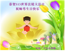 沈阳大法弟子庆祝世界法轮大法日(108条)