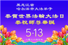 黑龙江大法弟子庆祝世界法轮大法日(166条)
