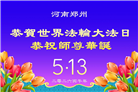 河南大法弟子庆祝世界法轮大法日(112条)