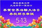 湖北大法弟子庆祝世界法轮大法日(110条)