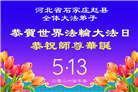 石家庄大法弟子庆祝世界法轮大法日(109条)