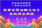 石家庄大法弟子庆祝世界法轮大法日(147条)