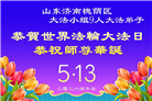 山东大法弟子庆祝世界法轮大法日(109条)