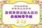 石家庄大法弟子庆祝世界法轮大法日(147条)