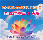 精進实修谢师恩　辽宁大法弟子庆贺世界法轮大法日(110条)