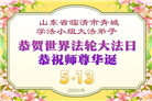 山东大法弟子庆祝世界法轮大法日(109条)