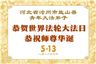 河北大法弟子庆祝世界法轮大法日(119条)