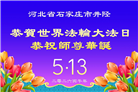 石家庄大法弟子庆祝世界法轮大法日(147条)