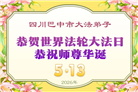 四川大法弟子庆祝世界法轮大法日(156条)