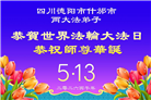 四川大法弟子庆祝世界法轮大法日(156条)