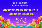 四川大法弟子庆祝世界法轮大法日(156条)
