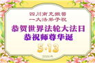 四川大法弟子庆祝世界法轮大法日(156条)