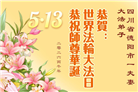 四川大法弟子庆祝世界法轮大法日(156条)