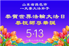 山东大法弟子庆祝世界法轮大法日(118条)
