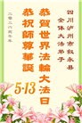 四川大法弟子庆祝世界法轮大法日(161条)
