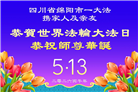 四川大法弟子庆祝世界法轮大法日(170条)